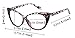SOOLALA 3-Pair Value Pack Fashion Designer Cat Eye Reading Glasses for Womens, 1.75D