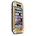 Aluminum Powerful Shockproof Dustproof Littel Waterproof Gorilla Glass Metal Case Cover for iPhone 6 4.7