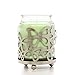 Hosley Metal Jar Candle Sleeves/Holders - Your Choice of Colors and Designs (Silver - Butterfly)