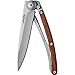 deejo Linerlock Rosewood 27 Gram Folding Knife