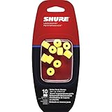 Yellow Foam Sleeves for E3, E4, E5, E3C, E4C, E5C, SCL3, SCL4, SCL5, SE115, SE215, SE315, SE425, and SE535 Earphones One Size- Ten Included/Five Pair