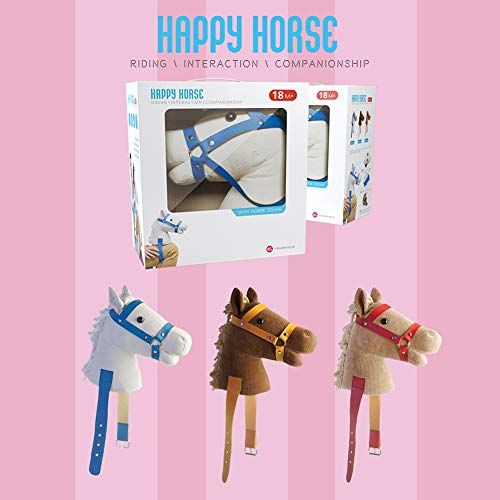 Wenasi Hobby Horse Pretend Plush Riding Toy Parent-child Interactive Companionship Riding Horse With Horse Sound - Thumbnail 6