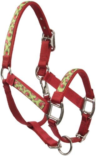 Red Haute Horse HP1402 S Equine Elite Horse Halter, Hot Peppers