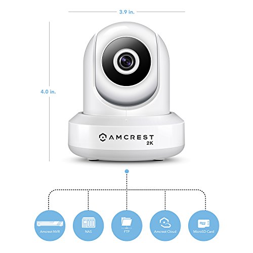 Amcrest UltraHD 2K (3MP/2304TVL) WiFi Video Security IP