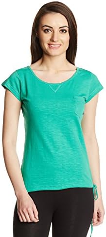 Urban Yoga Womens Cotton Half Sleeve T Shirt top for Yoga Training and Exercise