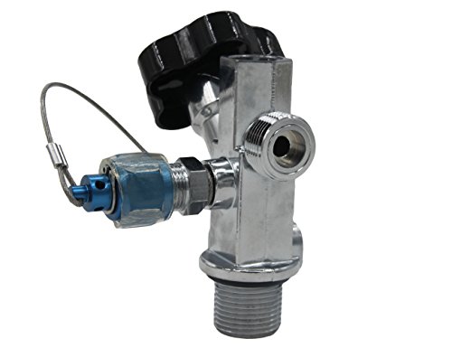 Dracary Nitrous Oxide Systems SUPER Hi-Flo Bottle Valve Work For NOS 16139 (Black) - Thumbnail 2