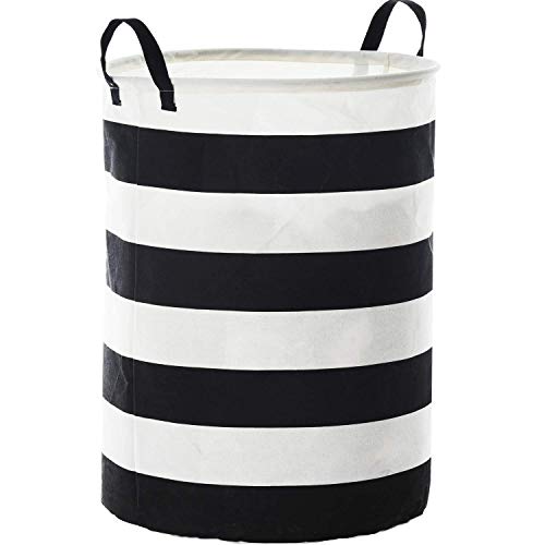 Kids Laundry Basket Collapsible Hamper, 22 Inches Tall Large Fabric