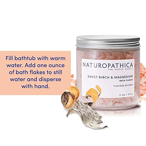 Naturopathica Sweet Birch Magnesium Bath Flakes Muscle & Joint Pain
