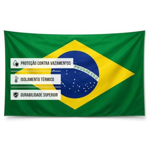 Bandeira do Brasil 90x140cm Poliéster Cores Vivas Copa Mundo Eventos Eleições Ideal para Decoração e Torcida