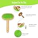 Goldway Pet Silicone Massage Comb Dog Cat Bathing Brush Super Soft Hair Removal Brush for Short/Long / Smooth Hair Comb - Beauty Cleaning Massage Comb Pet Supplies