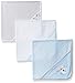 BON BEBE Baby Boys' Puppy Paws 3 Pack Bath Blanket Set