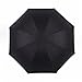 Elover 32in X 8 Panels Double Layer Inverted Umbrella, B - Purple Daisy
