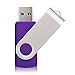 Aiibe 5pcs USB Flash Drive 4GB Pen Drive Thumb Drives USB Drive (5 Colors: Black Red Yellow White Purple)