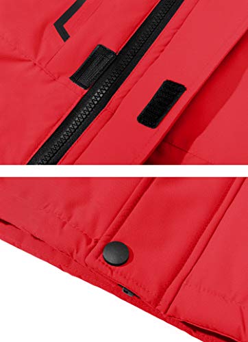 KEFITEVD Arbeitsjacke Herren Winter Jacke Warm Gefüttert Angeljacke Wasserdicht Wanderjacke Angeln Jagd Jacke mit… – Bild 5