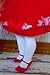 Baby Girl Tights with Sewn-in Mary Jane Shoe Design - Anti Slip - Cotton-Infant & Toddler Sizes