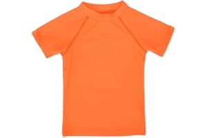 KAKU NANU Boys Rash Guard UPF 50+ Sun Shirt Toddler Short Sleeve