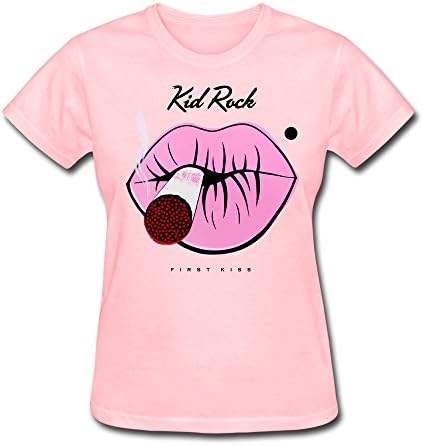 Sept Women's First Kiss Kid Rock T-shirt Pink