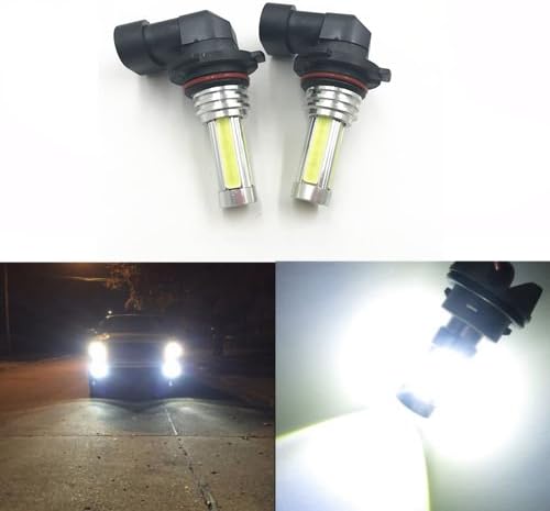 GFJMC Extremely Bright LED 9006 HB4 COB Chips 30W Fog Light Bulbs Plug-n-Play(pack of 2)