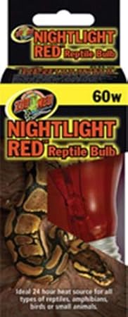 nightlight red reptile bulb