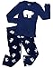 Leveret Fleece & Cotton 2 Piece Pajama Polar Bear 12 Years