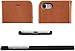Amazon Basics iPhone 8 / 7 PU Leather Wallet Detachable Case, Brown