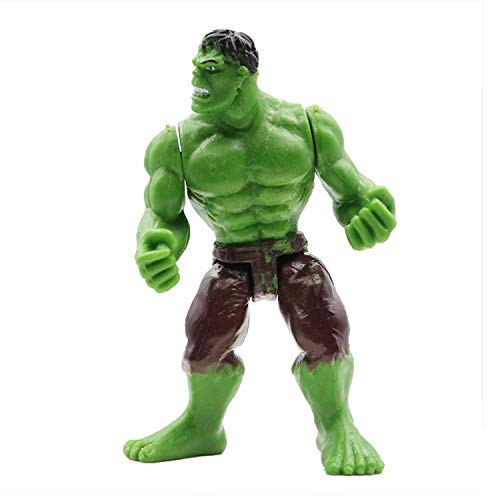 Superhero Avengers Action Figures Toy - 6 Piece Action Figure Set - Batman, Superman, Hulk, Thor, Ironman, Captain America Toys