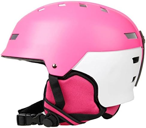 Kinnsemy Ski Helmet Snowboard Motorcycle Skate Helmet For Adult Men Women Snow Sport Skiing Protection Safety Helmets Pink M