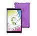 Nextbook Ares 8A TPU Case - iShoppingdeals Ultra–Slim TPU Rubber Gel Cover with Textured, Non-Slip Grip for Nextbook Ares 8A (NX16A8116S) Android Tablet 2017 Release (Purple)