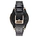 Areziir 20mm Slim Leather Bands Compatible with Samsung Galaxy Watch Active 40mm & Galaxy Watch 42mm Smart Watch, Genuine Leather Cute Replacement Band for Garmin Vivoactive 3 (Black/Rose Gold)