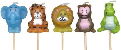 Jungle Animal Mini Pick Candles