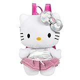 FAB Starpoint Hello Kitty Purple Bow Plush Backpack Girls, 6