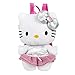 FAB Starpoint Hello Kitty Purple Bow Plush Backpack Girls, 6