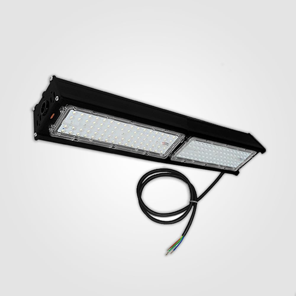 LEDBRITE LED Highbay Linear Warehouse Commercial Lighting Ceiling Light 100W Daylight 6500K 13000 Lumens [Energy Class A+]