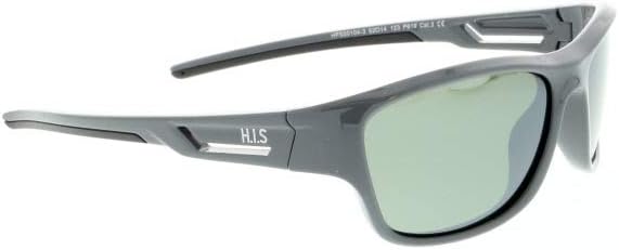 HIS HPS00104-3 Sunglasses Green with Silver Flash Pol, Green With Silver Flash Pole - Image 3