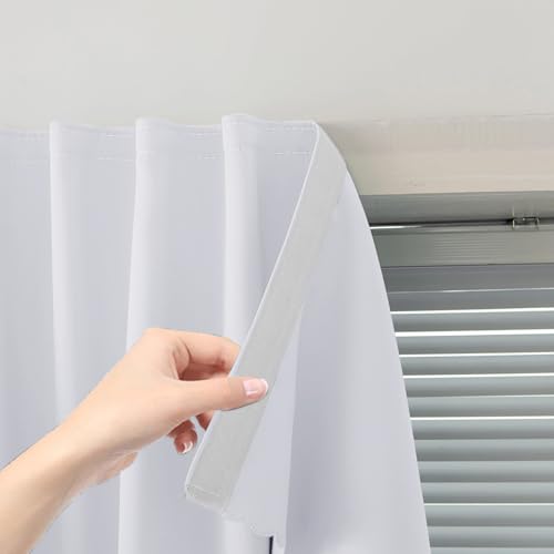Sovtfides Self Adhesive Curtains Portable Blackout