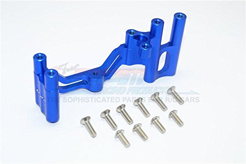 GPM Losi 1/6 Super Baja Rey 4X4 Desert Truck Upgrade Parts Aluminum Servo Mount - 1 Set Blue