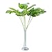 Z-Liant Artificial Plant Leaves : Pack of 4 | Monstera Palm Leaves | Palm Leaves Decorations | Artificial Shrubs Decorations | Fake Simulation Greenery Decorations | Garden-Office-Indoor&outdoor Decor