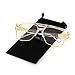 MEETSUN Vintage Square Aviator Sunglasses for Men Classic Retro Large Frame Sun Glasses (Clear Frame, 68)