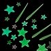 Glow in the Dark Stars [250Pcs], Bezgar Luminous Wall Decals for Kids Bedroom