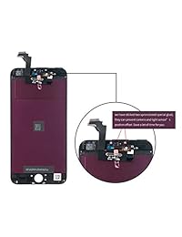 Pantalla de repuesto compatible con iPhone 6 Plus (negro).