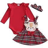 Frietlebird Newborn Baby Girl Christmas Outfit Long Sleeve Romper Deer Suspender Skirt Dress Cute Fall Winter Outfits 3Pcs, A-red, 6-9 months price in Saudi Arabia | Amazon Saudi Arabia | kanbkam Frietlebird Newborn Baby Girl Christmas Outfit Long Sleeve Romper Deer Suspender Skirt Dress Cute Fall Winter Outfits 3Pcs, A-red, 6-9 months price in Saudi Arabia | Amazon Saudi Arabia | kanbkam