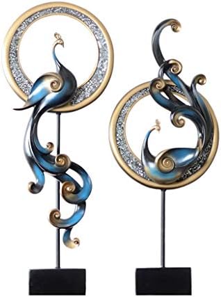 MSchunou Decorative ornaments, Phoenix unique style decoration, Phoenix home decoration ornaments, TV cabinet decoration home accessories, European living room wine cabinet porch creative crafts Ameri