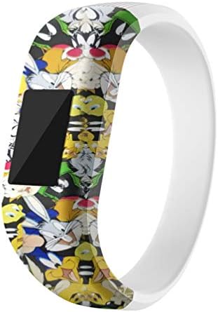 Garmin Vivofit3 Band Reakle Silicone Smart Watch Replacement Strap for Garmin Vivofit 3 / Garmin Vivofit JR/JR2 Smart Watch (B, S)