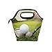 Bettken Lunch Bag Sport Golf Ball Club Insulated Reusable Lunch Box Portable Lunch Tote Bag Meal Bag Ice Pack for Kids Boys Girls Adult Men Women