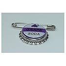 1 GRAPE SODA bottle cap pin INSPIRED by Disney UP by A2ZPlusmore