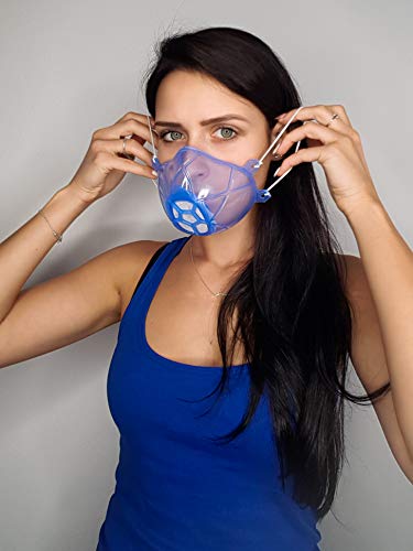 yOur Italian Mask mascherina in gomma siliconica VMQ con 50 filtri intercambiabili, made in Italy. Ecologica, 100% silicone alimentare sterilizzabile, si adatta ad ogni viso con lacci regolabili.