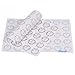 2pcs Silicone Baking Mat for Macarons, 15.3