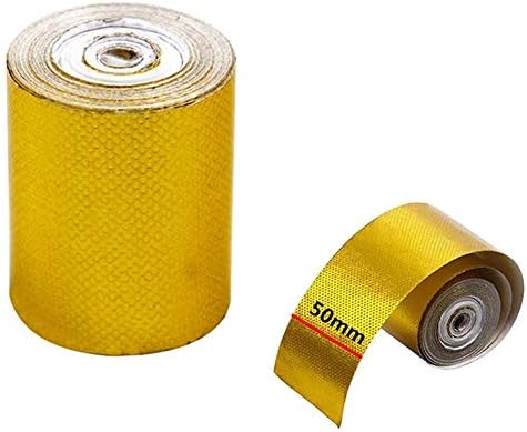 Aluminum Foil Tape Reflective High Temperature Gold Roll Adhesive Heat Shield Wrap Tape Engine
