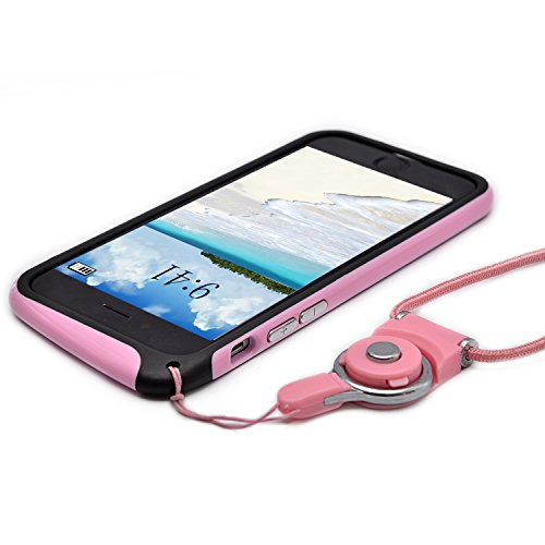 image for SOSAM iPhone 6 Case Lanyard Neck with TPU Shockproof Protective Bumper