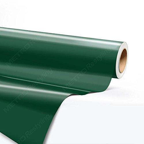 5ft x 3ft (15 Sq/ft) Hexis GLOSS RACING GREEN Vinyl Car Wrap Film | HX20336B
